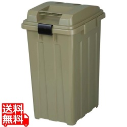 トンボ 連結ハンドルペール 45型 カーキグリーン 写真1