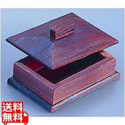 焼杉楊枝箱(内朱) 写真1