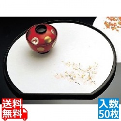 尺三 半月 懐石まっと 四季(50枚入)桜(64384) 写真1