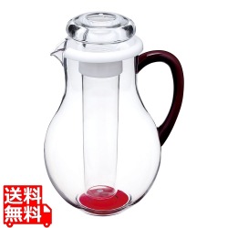 UKウォーターピッチャーカラー1.8L レッド 03031096 写真1