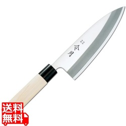 令月 ステンレス鋼和庖丁 出刃(片刃) FC-1074 18cm 写真1