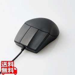 3DCAD用有線3ボタンマウス M-CAD01UBBK 写真1