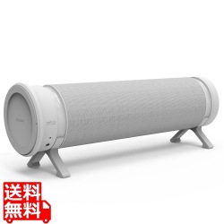 縦でも横でも使える スピーカー Bluetooth 有線 小型 PC パソコン iPhone iPad TV 重低音 パッシブラジエータ搭載 ホワイト 写真1