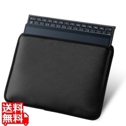 Surface Pro 8 / Surface Pro X ハードポーチ ケース スリップインタイプ ペンホルダ付 ブラック 写真1