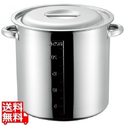 AG18-8目盛付寸胴鍋45cm手付 業務用 写真1