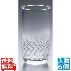 タンブラー・08306HS 70切子 190cc(6ヶ入)K70-06 写真1