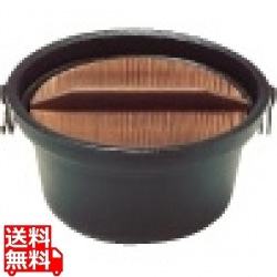 (S)電調用しゃぶしゃぶ鍋 21cm(木蓋付) 写真1