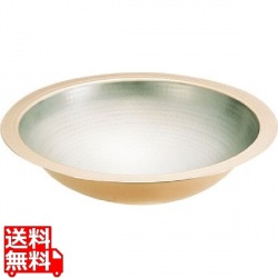 SA 銅 うどんすき鍋(槌目入) 30cm 写真1