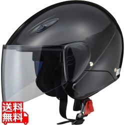 セミジェットヘルメット ブラック ( RE-35 ) 写真1