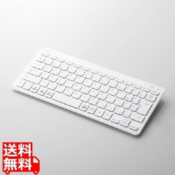 Bluetoothミニキーボード/パンタグラフ式/薄型/マルチOS対応/ホワイト 写真1