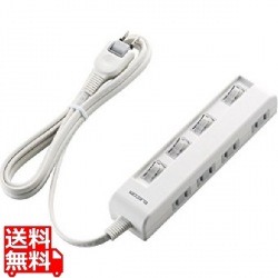 個別スイッチ付省エネタップ(横挿しタイプ) 写真1