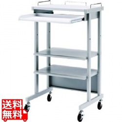 サンワサプライ ハイスタンド 立った状態で入力作業が行えるFA用ラック RAC-317NK【大型商品の為時間指定不可】 写真1