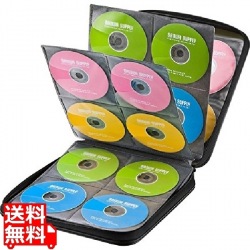 ブルーレイディスク対応セミハードケース(160枚収納・ブラック) 写真1