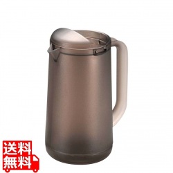 BK ポリカーボネイト ノンウェットピッチャー(Bタイプ)1.2L スモークブラウン 写真1