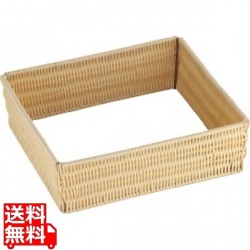 樹脂ラタン ガストロノームパンフレーム 2/3サイズ ナチュラル 業務用 写真1