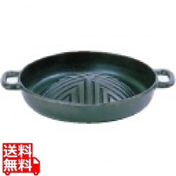 五進 鉄新深型ジンギス鍋 30cm 写真1
