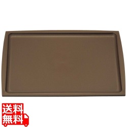 PP 長角盆 420×320 ブラウン ノンスリップ M44-414 写真1