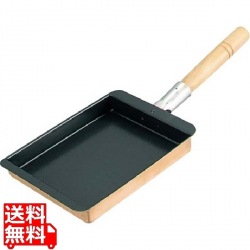 EBM 銅 玉子焼 関西型(フッ素樹脂加工)18cm 写真1