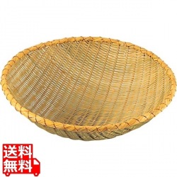 佐渡製 竹 揚ザル 39cm 写真1
