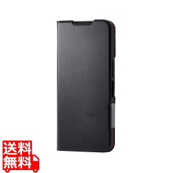 AQUOS wish5 ソフトレザーケース 薄型 磁石付 写真1