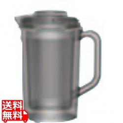 透明2重ドリンクピッチャー TPJ-1600 ブラック 写真1