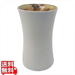 白マット吹内金塗り杵型ビア(大) 21805-216 写真1