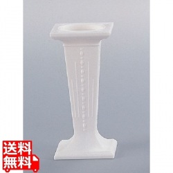 角ウェディング・ケーキピラー ホワイト PP1 写真1