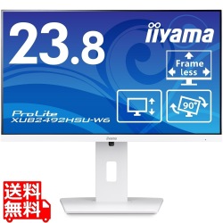 液晶ディスプレイ 23.8型/FHD 1920×1080/HDMI ×1、DisplayPort ×1/IPS方式(ノングレア)/昇降/画面縦回転/画面角度調整 写真1