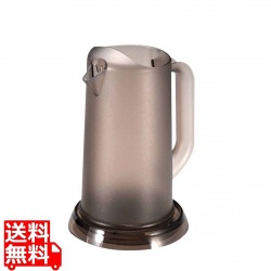 BK ポリカーボネイト ワンボディピッチャー 1.3L スモークブラウン 写真1