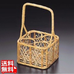 籐 ビールポーター 30-404 4本入 業務用 写真1