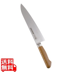 抗菌カラー庖丁 牛刀 24cm MGK-240 ブラウン 写真1