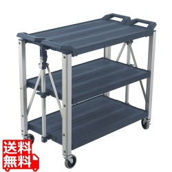 トラスト フォールディングサービスカート (L)4072GRグレー 写真1