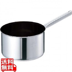 EBM モリブデンジ II プラス 深型片手鍋 15cm 蓋無ノンスティック ※IH対応(100V/200V) 写真1