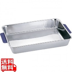 18-8 カラーハンドル角バット18枚取 ブルー 写真1