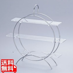 ラウンドフードフレーム プチ ピューターメッキ仕上 写真1