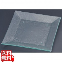 タイガーグラス スクエアプレート 265 162-194-01 クリア 写真1