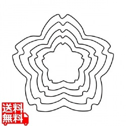 厚口野菜抜 3PC 桜 写真1