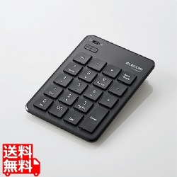 Bluetoothテンキーパッド/パンタグラフ/薄型/ブラック 写真1