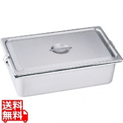 18-8 パッキンフック付ホテルパン 1/1×100mm シリコンゴム 業務用 写真1