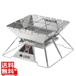 ロゴス 薪を立てる新発想 the ピラミッドTAKIBI タキビ M | 焚き火台 コンパクト 五徳 アタッチメント キャンプ用品 アウトドア用品 焚火台 焚火 写真1