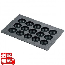 たこ焼用鉄板 15穴 写真1