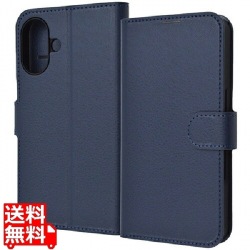 iPhone 16 Like STD 耐衝撃 マグベルト シンプル 手帳型レザーC/DNV 写真1