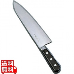 堺孝行 日本鋼(ツバ付)洋出刃 21cm 業務用 写真1
