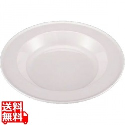 メラミン 丸型フードパン 13インチTKO-136W 写真1