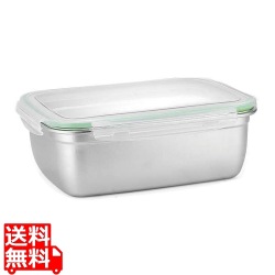18-8パッキン付 キッチンコンテナ レクタングル 2800ml 写真1
