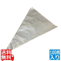 使い捨て絞り袋 PREMIUM クリア 18インチ(100枚入) 写真1