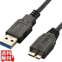 極細USB3.0ケーブル(A-microB) 写真1