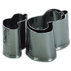 MT手造業務用野菜抜型3Pひねり瓢箪 写真1