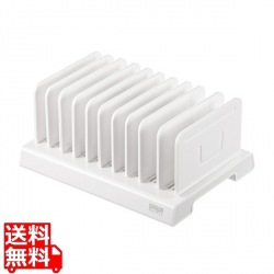 タブレット・スマートフォン用スタンド(10台収納タイプ) 写真1