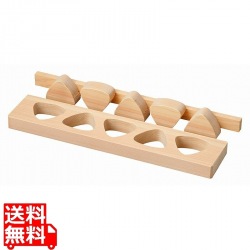 桧 おにぎり抜型(押器付) 5穴 06304 写真1
